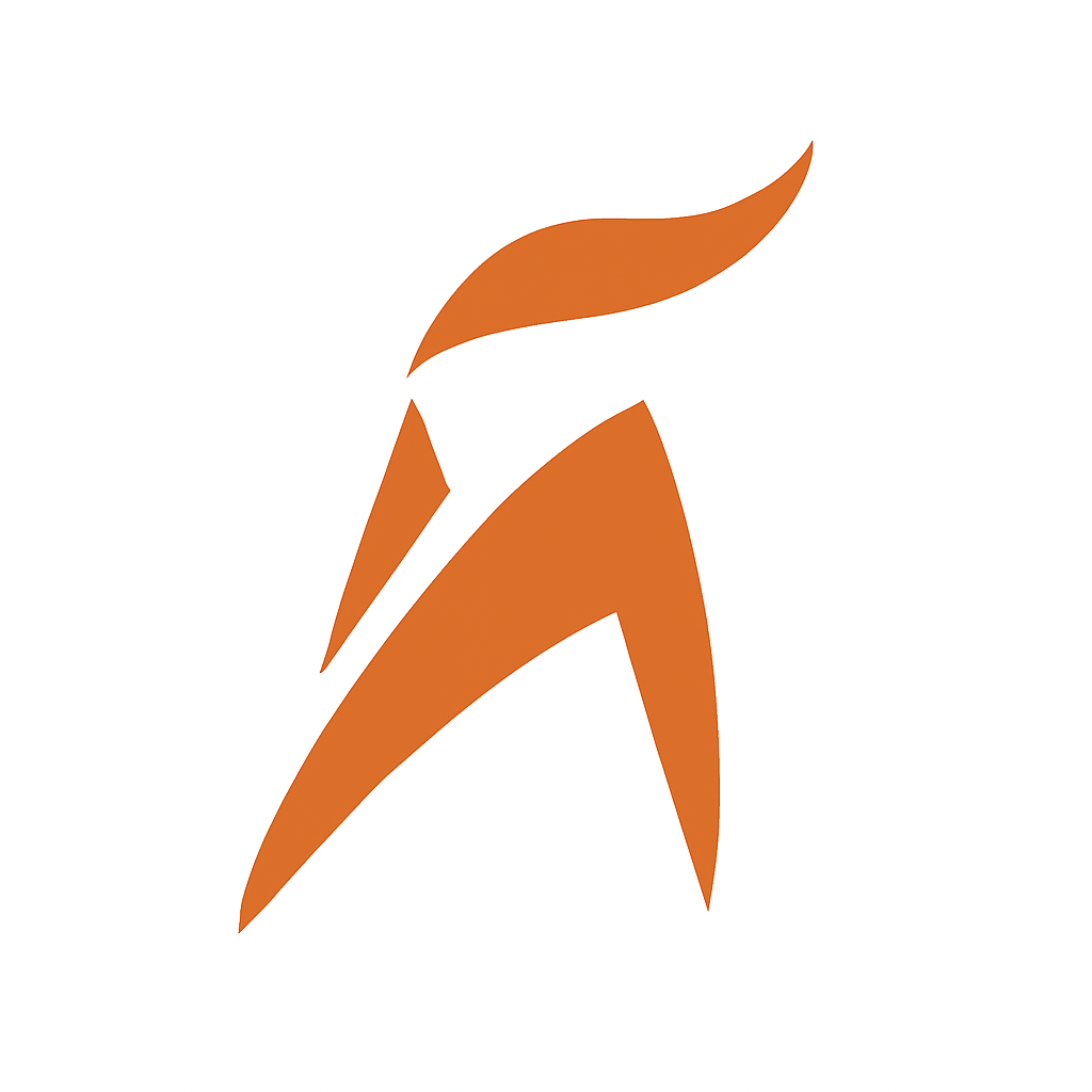 Dynamic Orange _M_ Logo Design Dynamic Orange _M_ Logo Design
