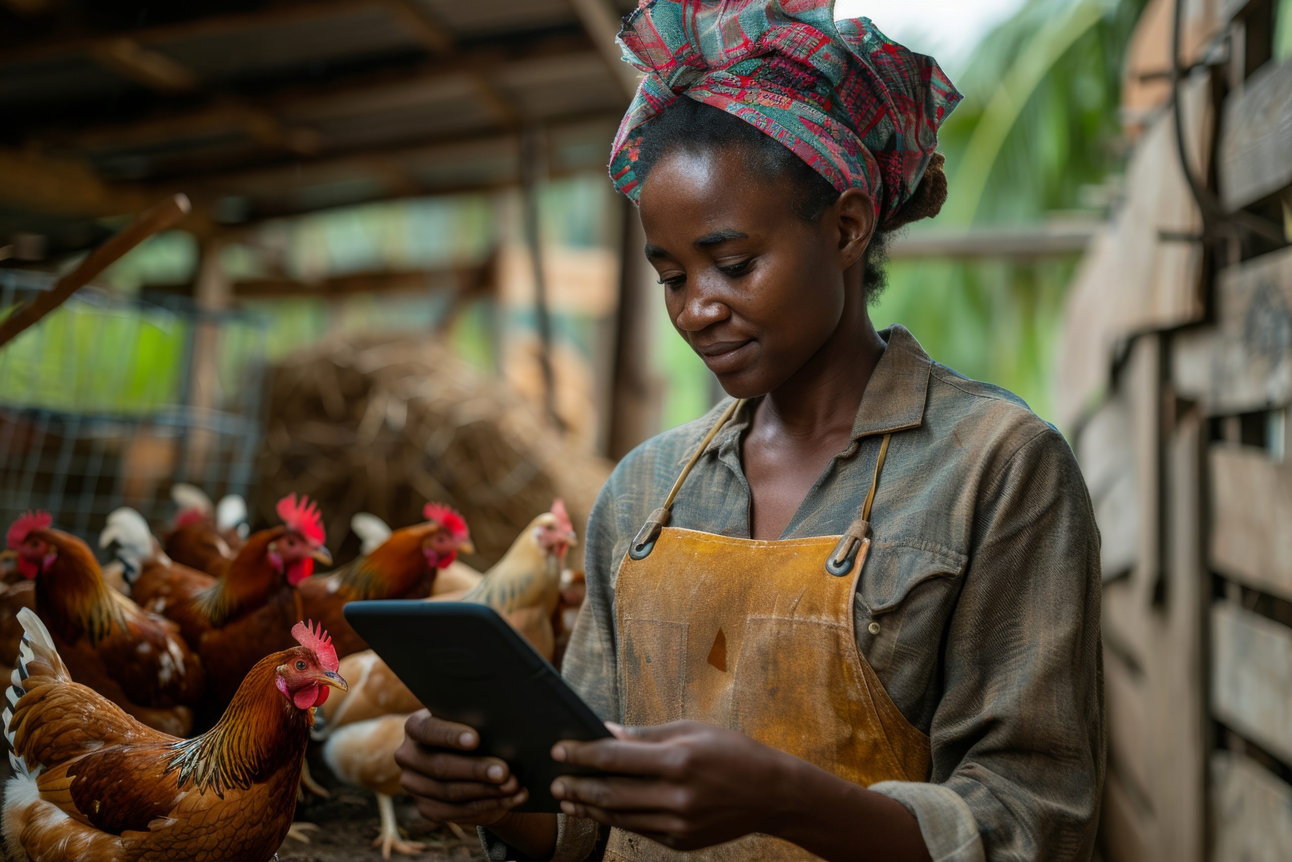 chicken-farm-scene-with-poultry-people
